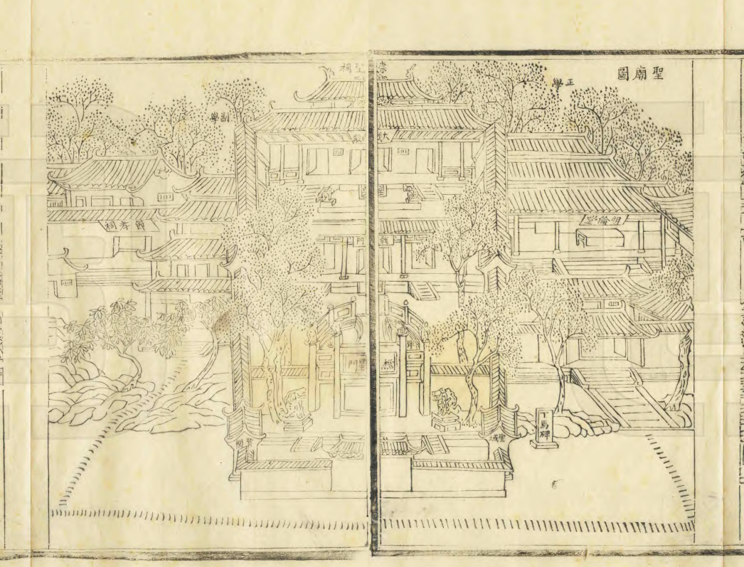图5 垫江圣庙图（取自：清光绪《垫江县志》）