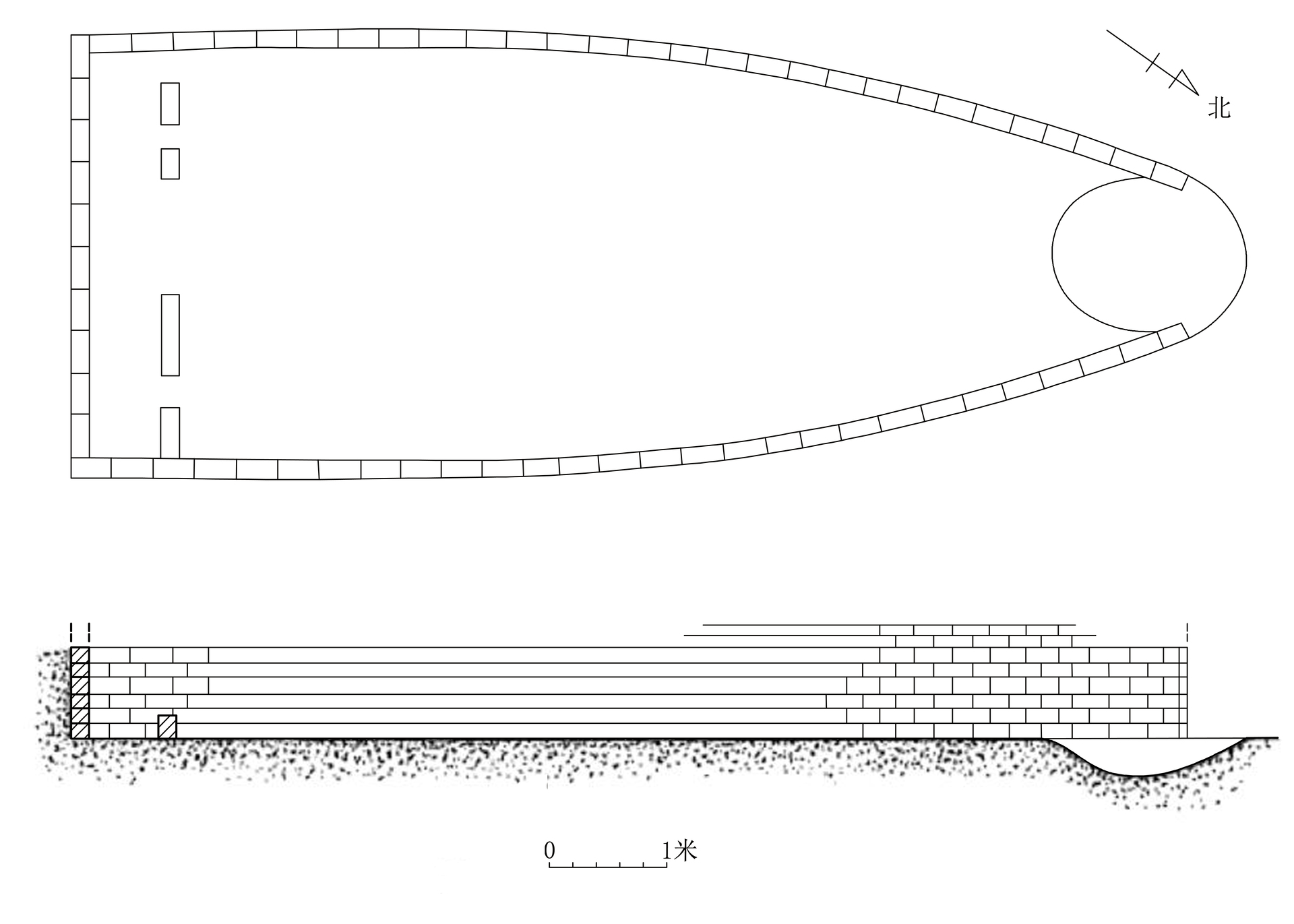 图三 青羊宫窑Y3平、剖面图