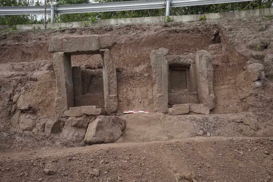 图三 M1完工正视照（南-北）