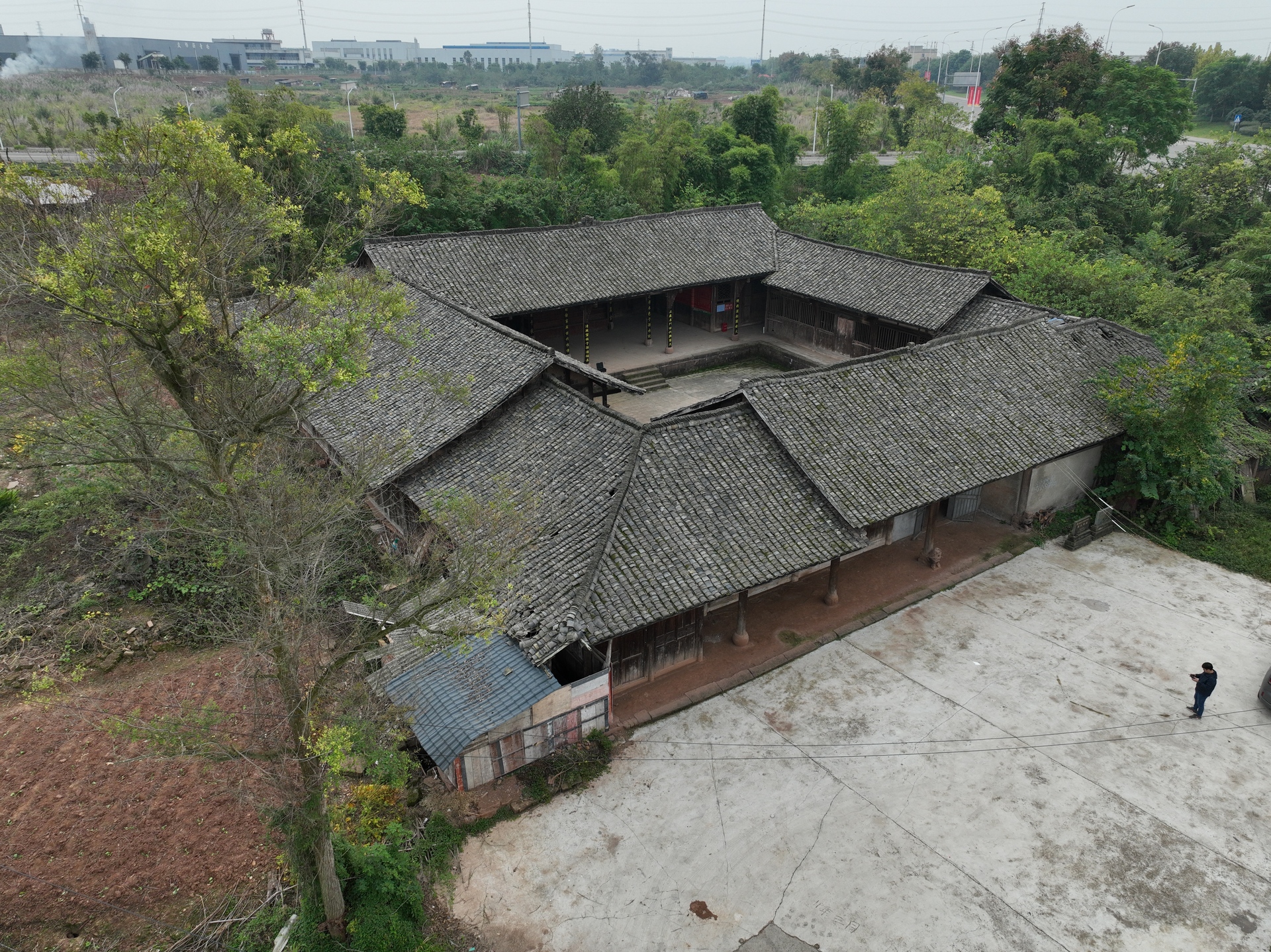 桂林萧氏祠堂全景照片