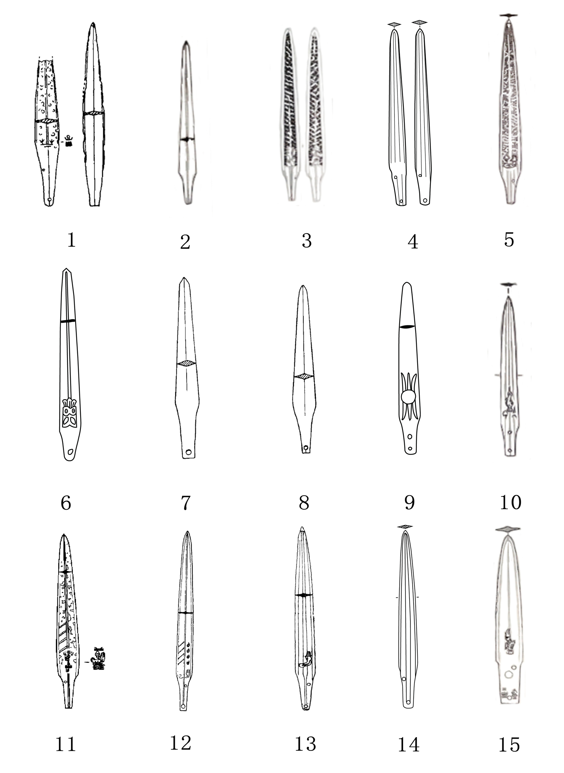 6图六  扁茎无格柳叶形剑