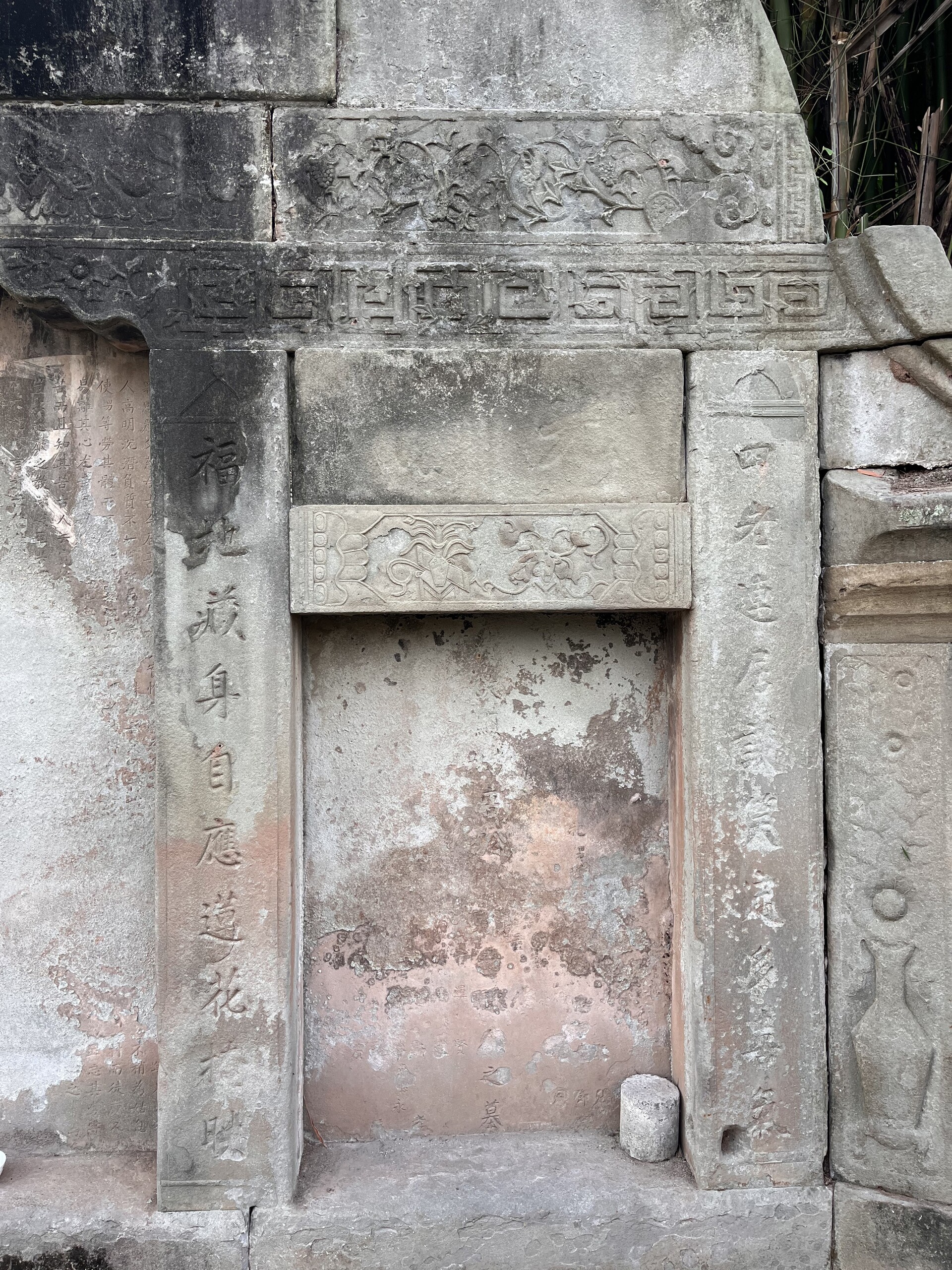 石榴村唐氏夫妇合葬墓 左次间特写（摄影：谢娟）