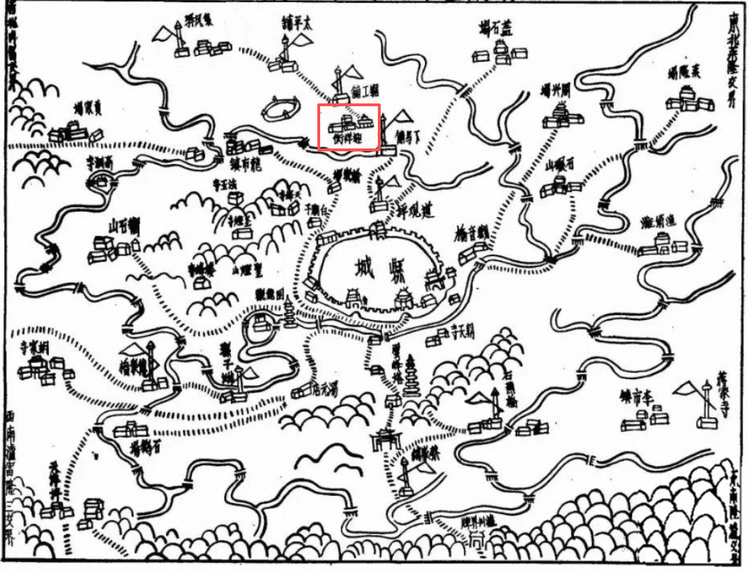 7 迎祥街在清代隆昌疆域的位置